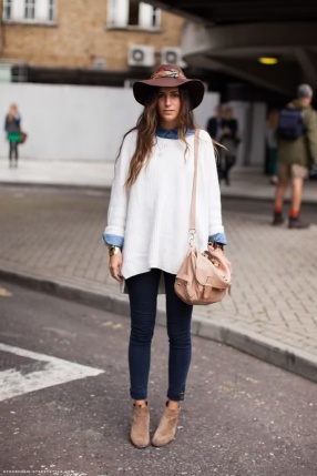 Feathered Hat & Sweater